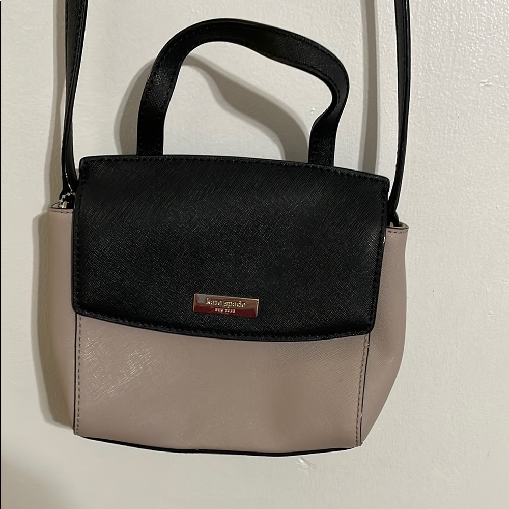 Kate Spade Mini Alisanne Black and pink crossbody Bag